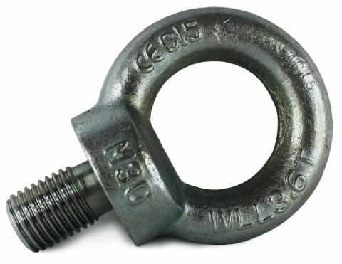 Рым-Болт М6 DIN580/ГОСТ4751-73 оцинк.