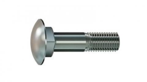 Болт М5х30 DIN603 оцинк